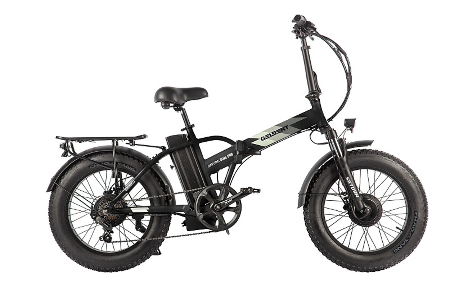 Электровелосипед Gelbert (Eltreco) Saturn Dual PRO (Черный)