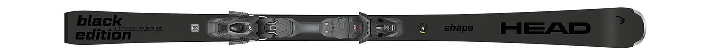 Горные лыжи с креплениями Head Shape Black Edition LYT-PR + PR 11 GW 26/27
