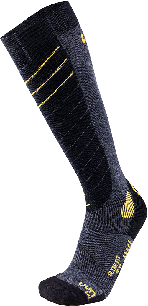 Горнолыжные куртки UYN Ski ultra fit man (Anthracite/Yellow)