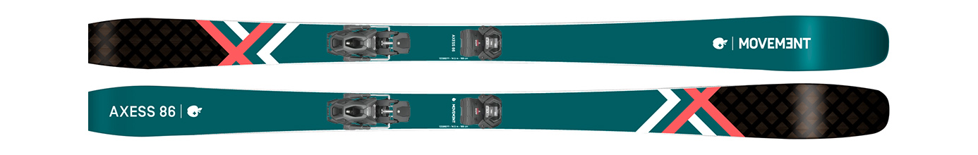Горные лыжи с креплениями Movement Axess 86 + Peak 11 Wide 23/24
