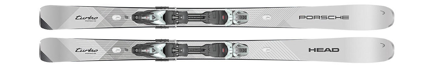 Горные лыжи с креплениями Head Porsche 8 series SW BB-PR + Protector PR 13 GW Grey 24/25
