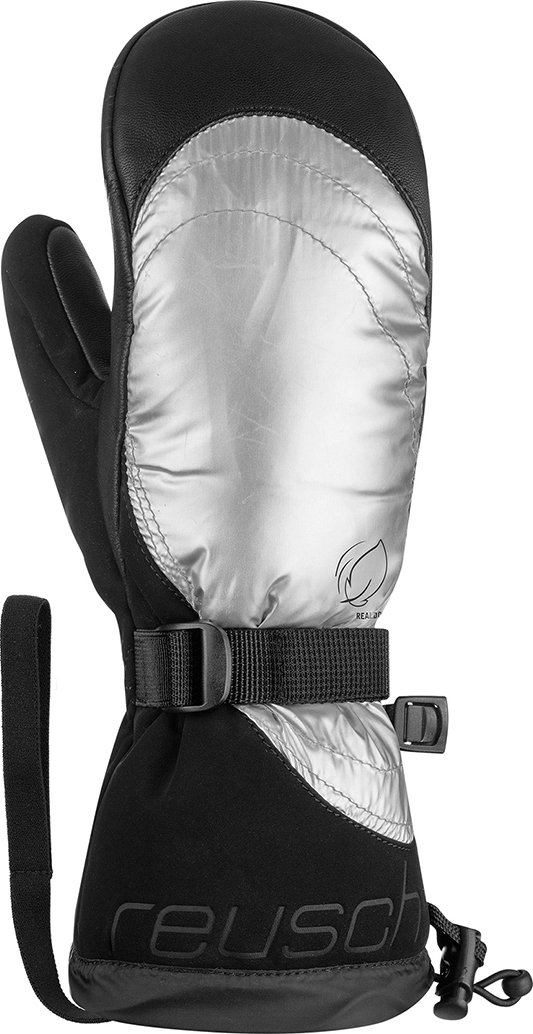 Перчатки Reusch Yeta Mitten (Black/Shiny Silver)