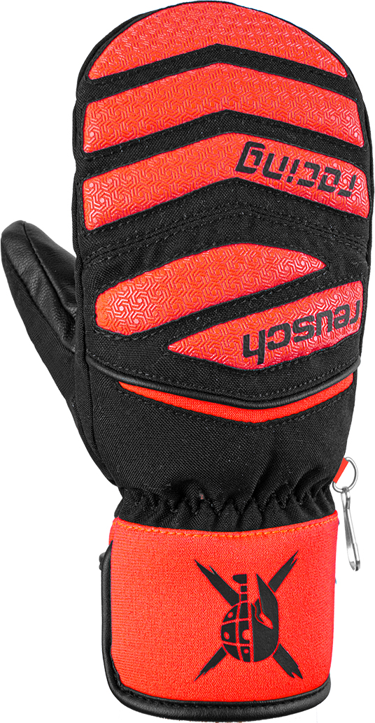 Перчатки Reusch Worldcup Warrior Prime Junior Black/Fluo Red (Black/Fluo Red)