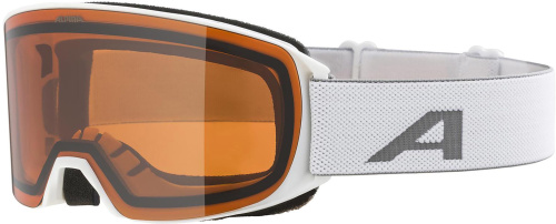 Горнолыжные очки Alpina Nakiska White Matt/Orange S2 25/26