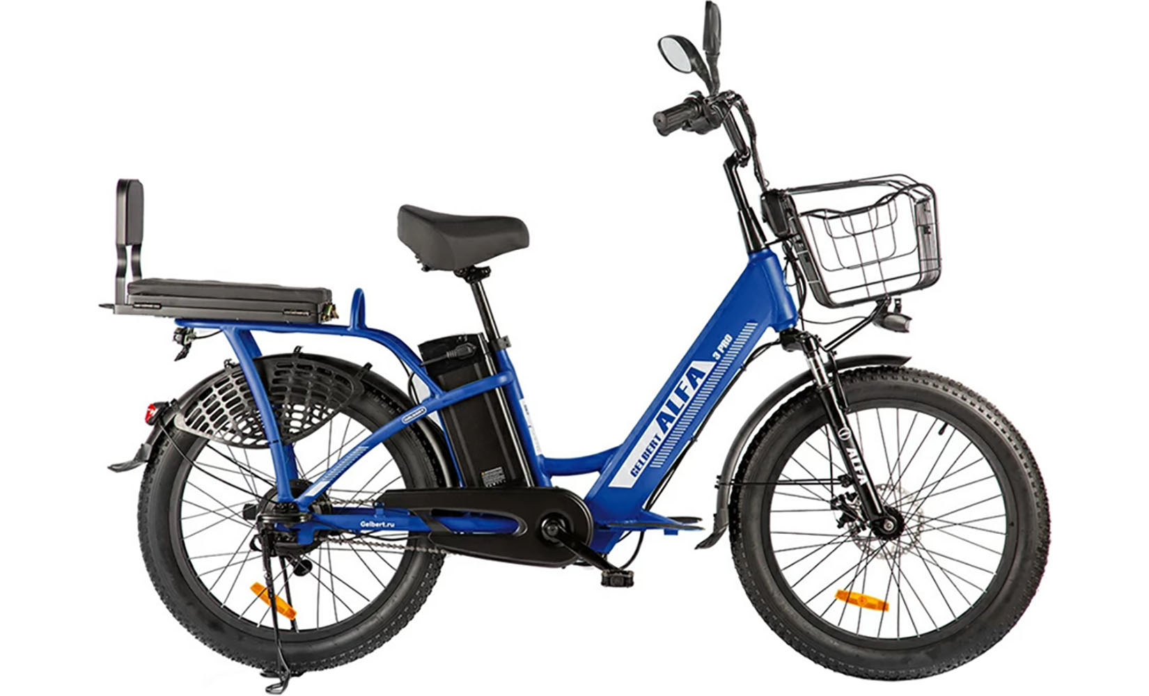 Электровелосипед Gelbert ALFA 3 PRO (Синий)