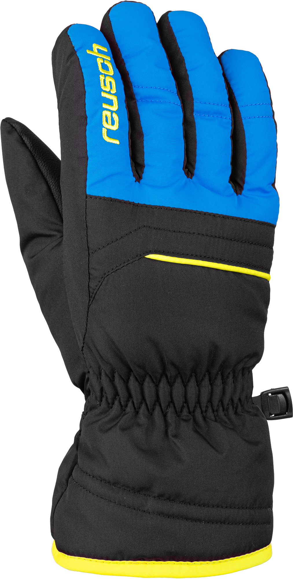 Перчатки Reusch Alan Junior (Blck/Bril Blu/Safety Yell)
