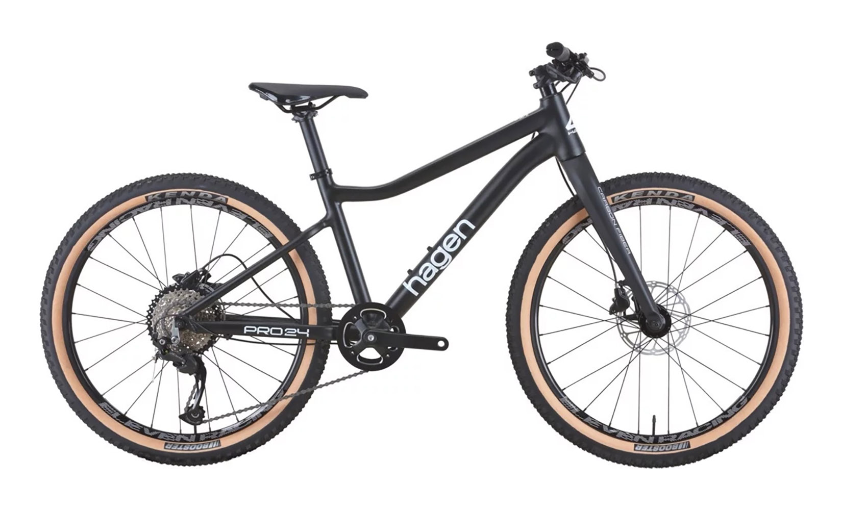 Велосипед Hagen Teen Pro 24 Carbon (Черный)