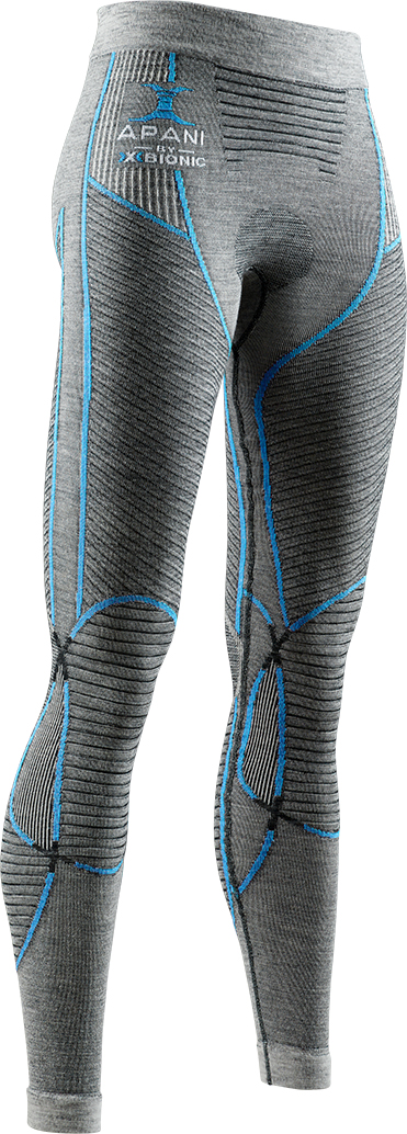 Шапки X-Bionic Apani 4.0 Merino Pants Women (Black/Grey/Turquoise )
