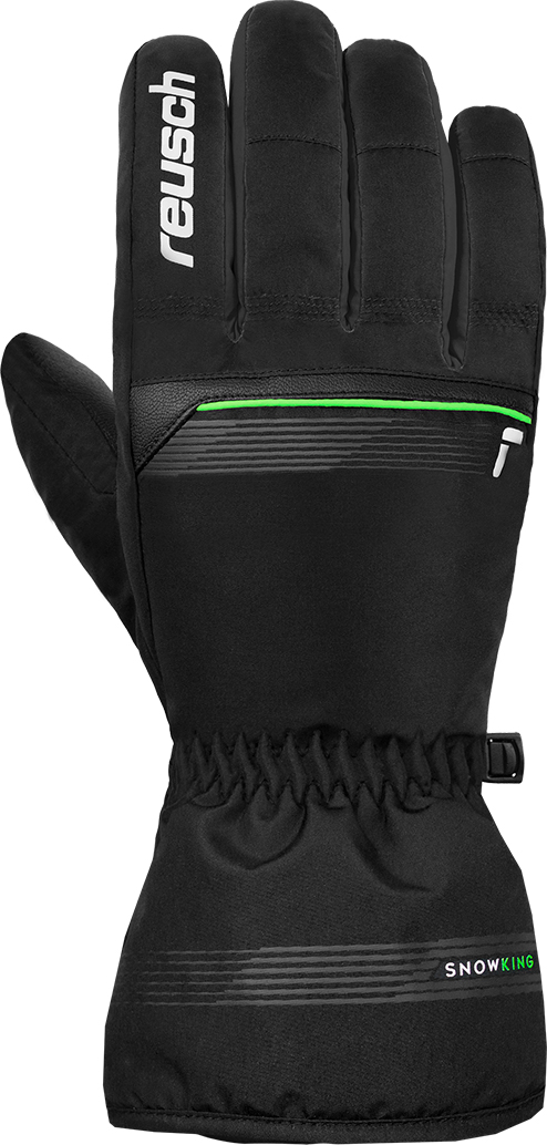 Шапки Reusch Snow King (Black/Neon Green)