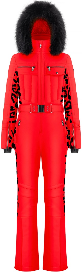 Горнолыжные комбинезоны Poivre Blanc W22-0831-WO/L (Leopard scarlet red)