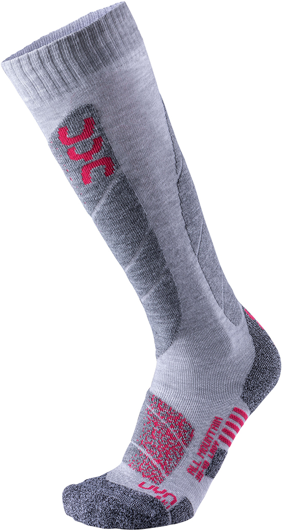 Термобелье UYN Ski all mountain lady (Light Grey Melange/Coral)