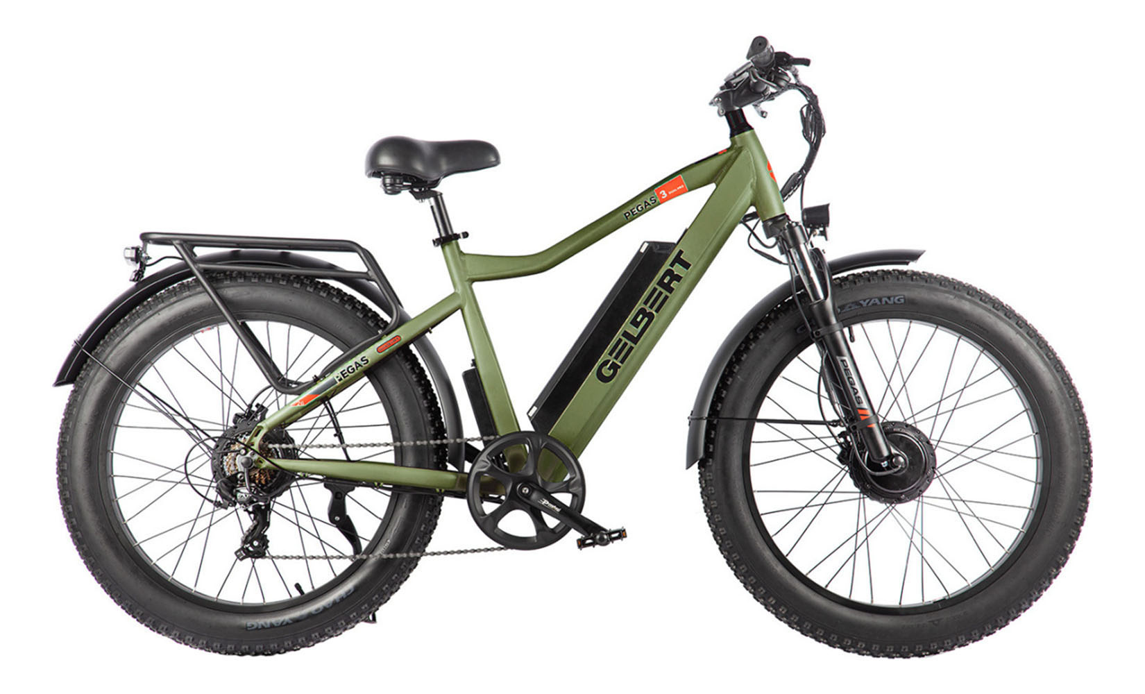Электровелосипед Gelbert (Eltreco) Pegas 3 DUAL PRO (Хаки)