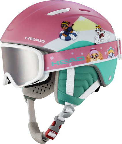 Горнолыжный шлем с маской в комплекте Head Mojo Set PAW Pink S2 25/26