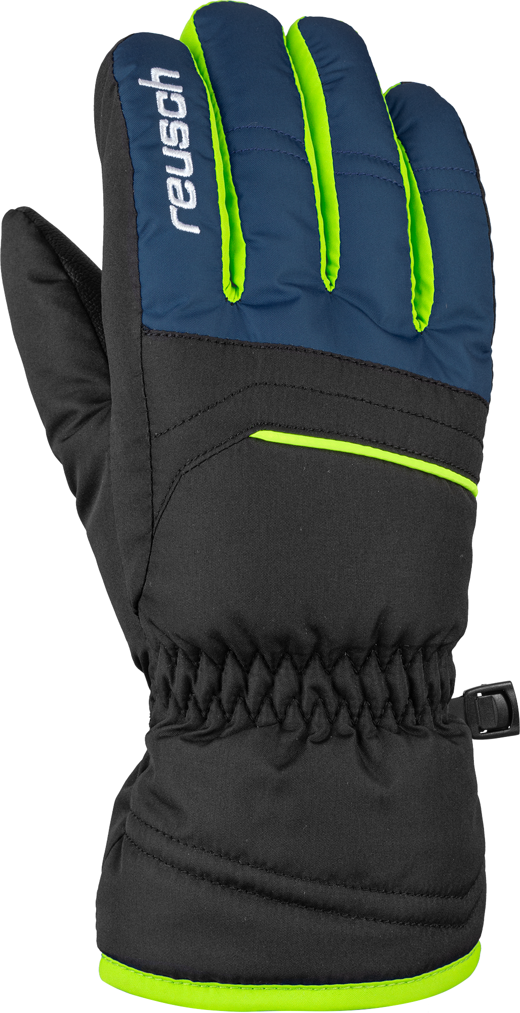 Перчатки Reusch Alan Junior (Blck/Dres Blue/Neon Green)