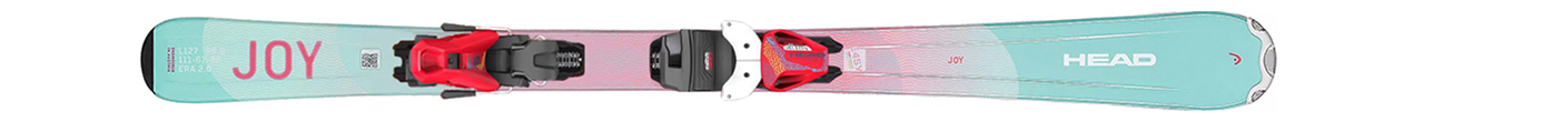 Горные лыжи с креплениями Head Joy Easy JRS + JRS 4.5 GW Red 23/24