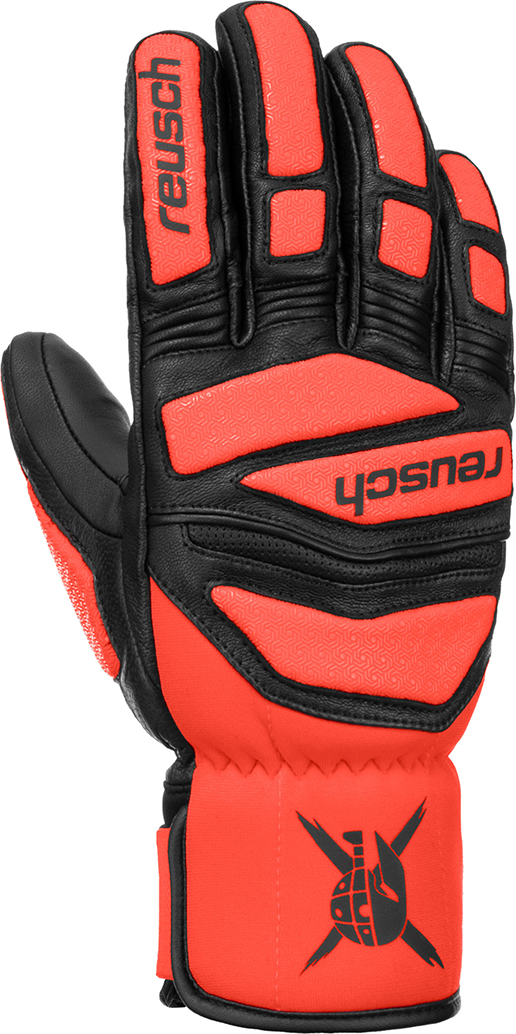 Шапки Reusch Worldcup Warrior DH Black/Fluo Red (Black/Fluo Red)