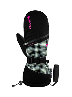 Кофты, свитера, толстовки Reusch Demi R-TEX XT Mitten (Black/Pied De Poule)