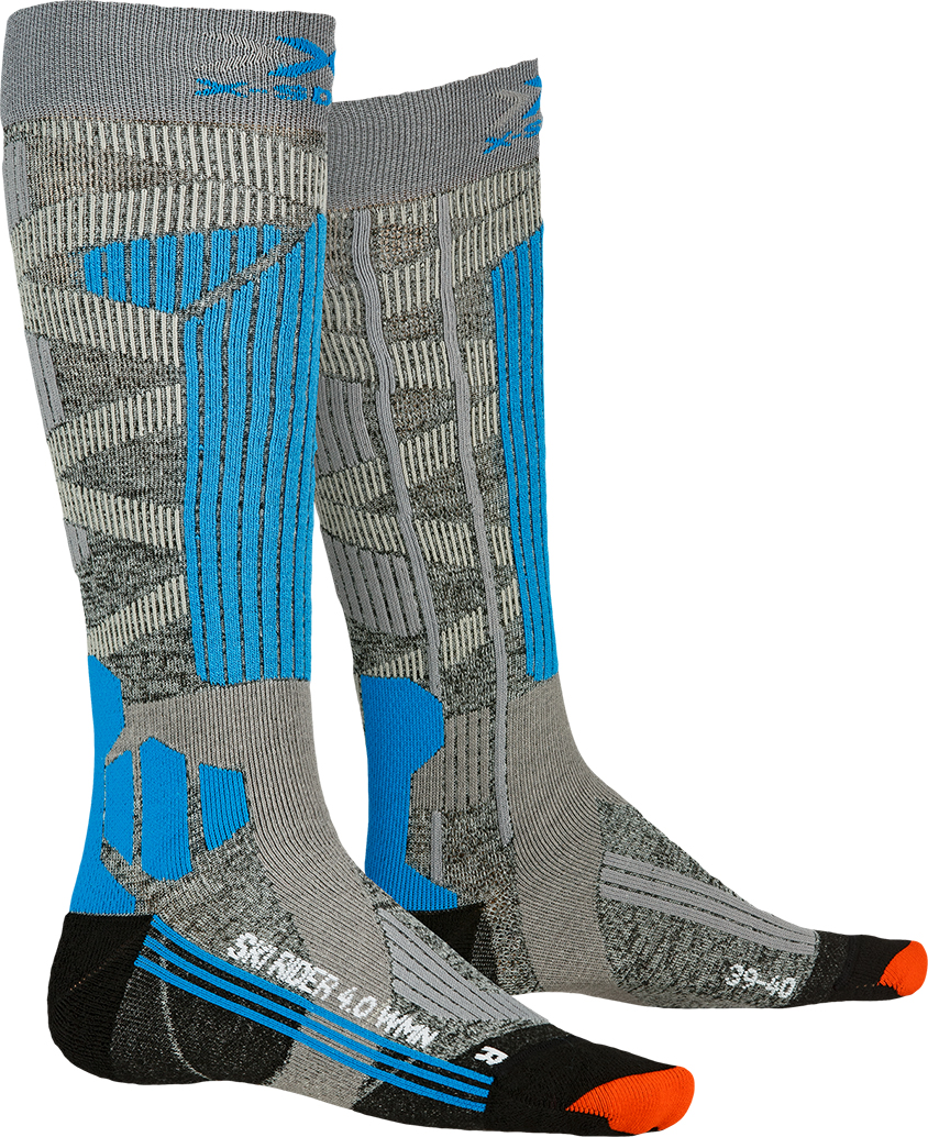 Кофты, свитера, толстовки X-Bionic X-Socks Ski Rider 4.0 W (Stone Grey Melange/Turquoise)