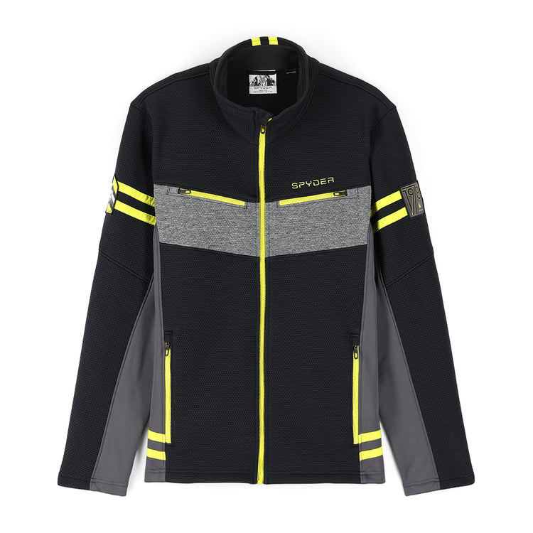 Перчатки Spyder Wengen encore full zip (Black citrus)