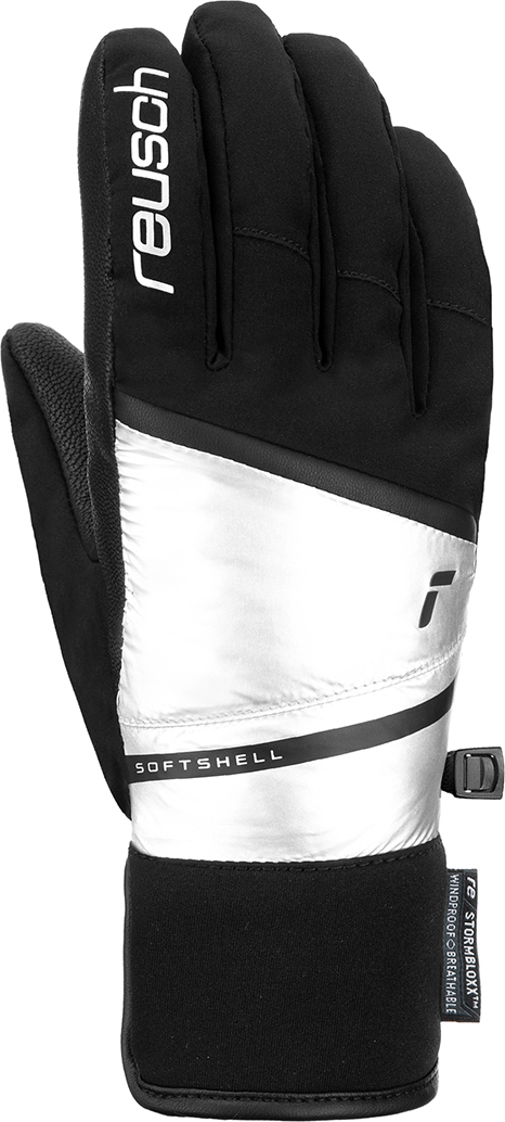 Перчатки Reusch Tessa Stormbloxx  (Black/Shiny Silver)