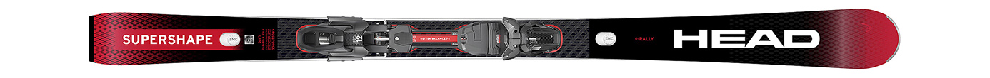 Горные лыжи с креплениями Head Supershape e-Rally SW BB-PR + PRD 12 GW 24/25