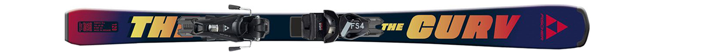 Горные лыжи с креплениями Fischer The Curv JR + FS 4 CA JRS 25/26