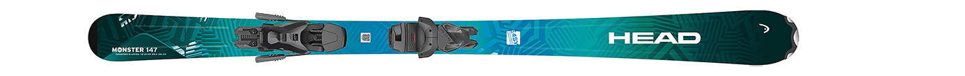 Горные лыжи с креплениями Head Monster Easy JRS + JRS 7.5 GW 24/25