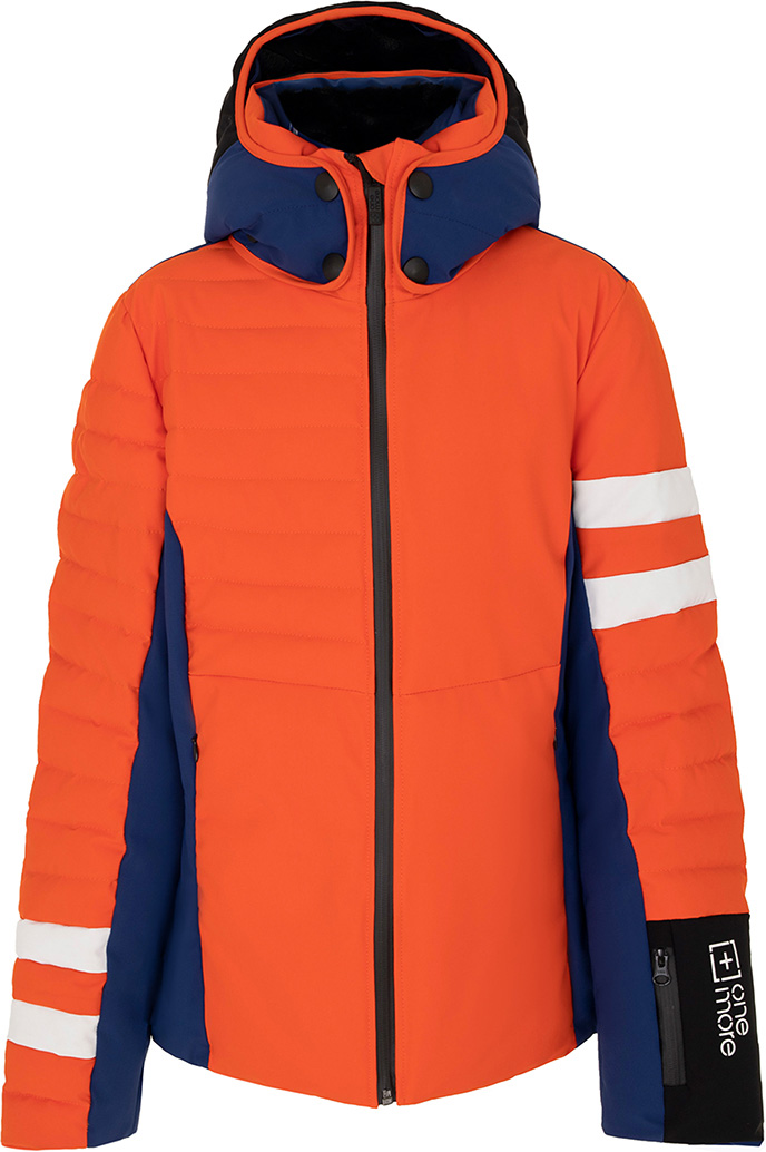Горнолыжные куртки One More 201 - Eco-Down Ski Jacket (P.Orange/E-Blue/White)