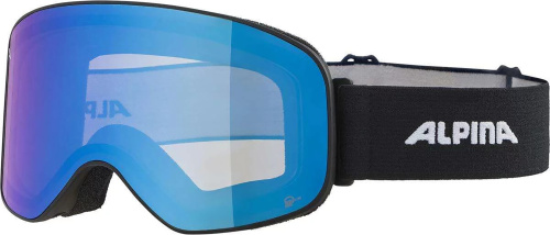 Горнолыжные очки Alpina Slope Q-Lite black matt/Q-Lite blue S2 24/25 (Black matt/Q-Lite blue S2)