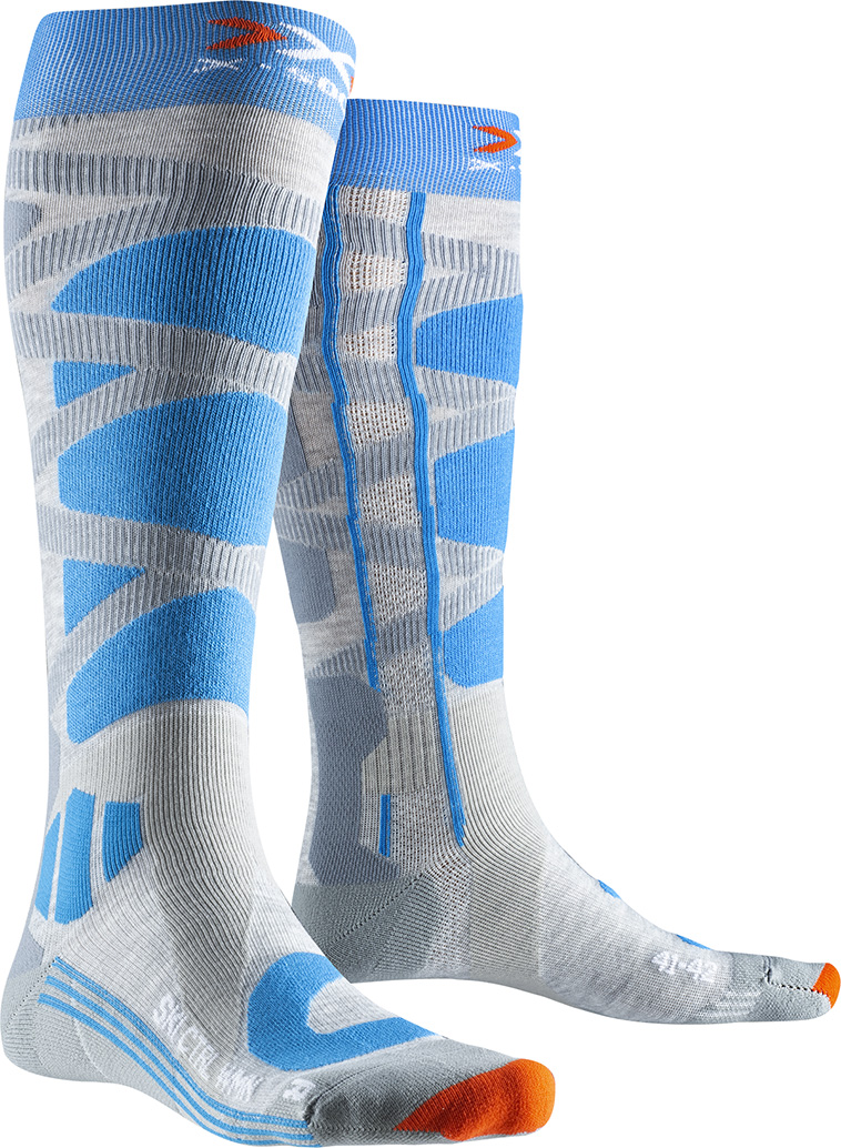 Кофты, свитера, толстовки X-Bionic X-Socks Ski Control 4.0 WMN (Grey Melange/Turquoise)