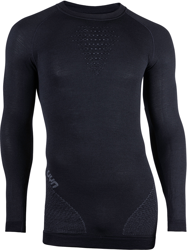 Термобелье UYN Fusyon Man UW Shirt LG_SL (Black/Anthracite/Anthracite)