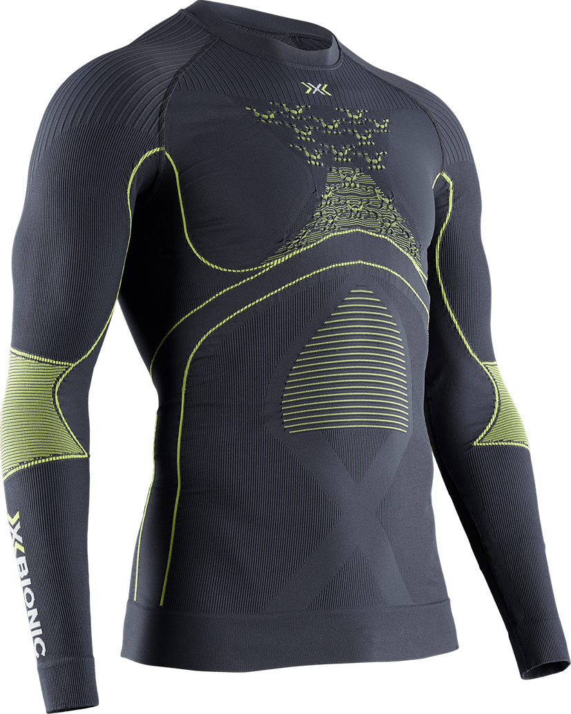 Термобелье X-Bionic Energy Accumulator 4.0 Shirt LG SL Men (Charcoal/Yellow)