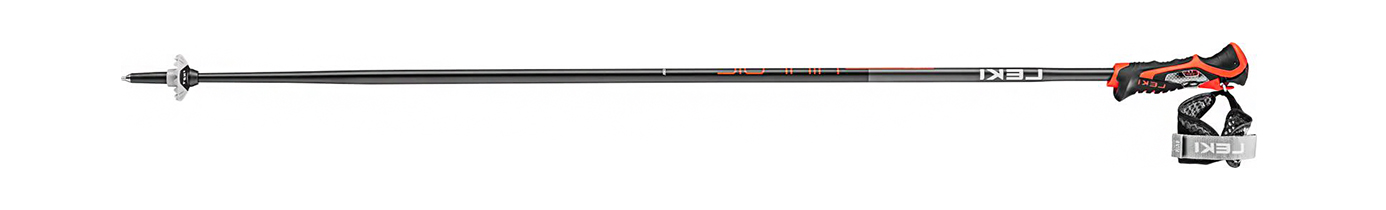 Горнолыжные палки Leki Airfoil 3D Black/Bright Red/Dark Anthracite 25/26
