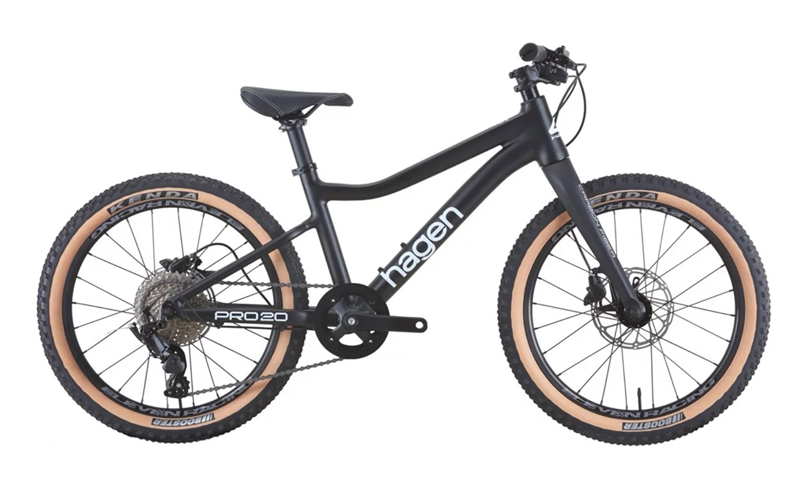 Велосипед Hagen Teen Pro 20 Carbon (Черный)