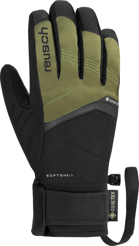 Перчатки Reusch Blaster Black/Burnt Olive (Black/Burnt Olive)