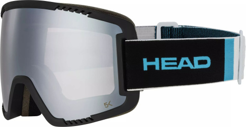 Горнолыжные очки Head Contex Pro 5K Race RD+SL Black/Blue WCR S2 + S1 (с доп. линзой) 25/26 (Black-blue WCR/chrome)