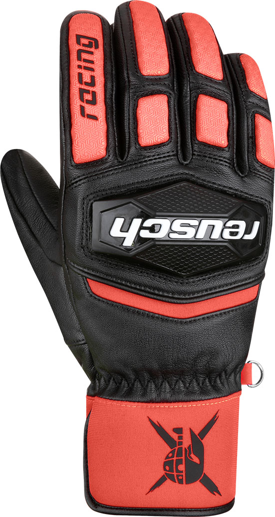 Горнолыжные куртки Reusch Worldcup Warrior GS Junior (Black/Fluo Red)