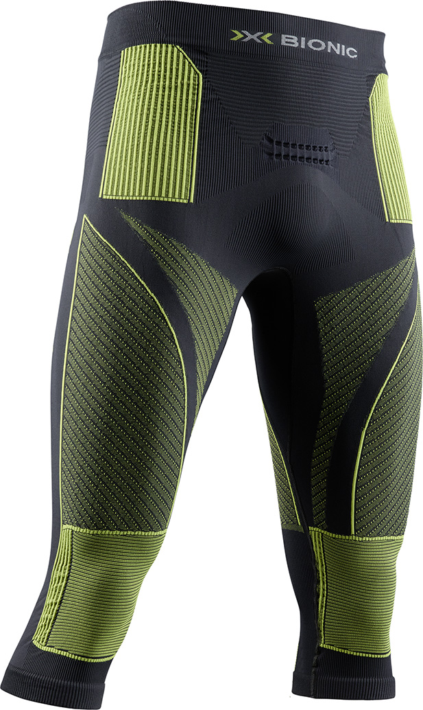 Термобелье X-Bionic Energy accumulator 4.0 Pants 3/4 (Charcoal/Yellow)