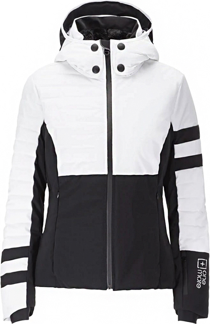 Горнолыжные куртки One More 201 - Eco-Down Ski Jacket (Black/White/Black)