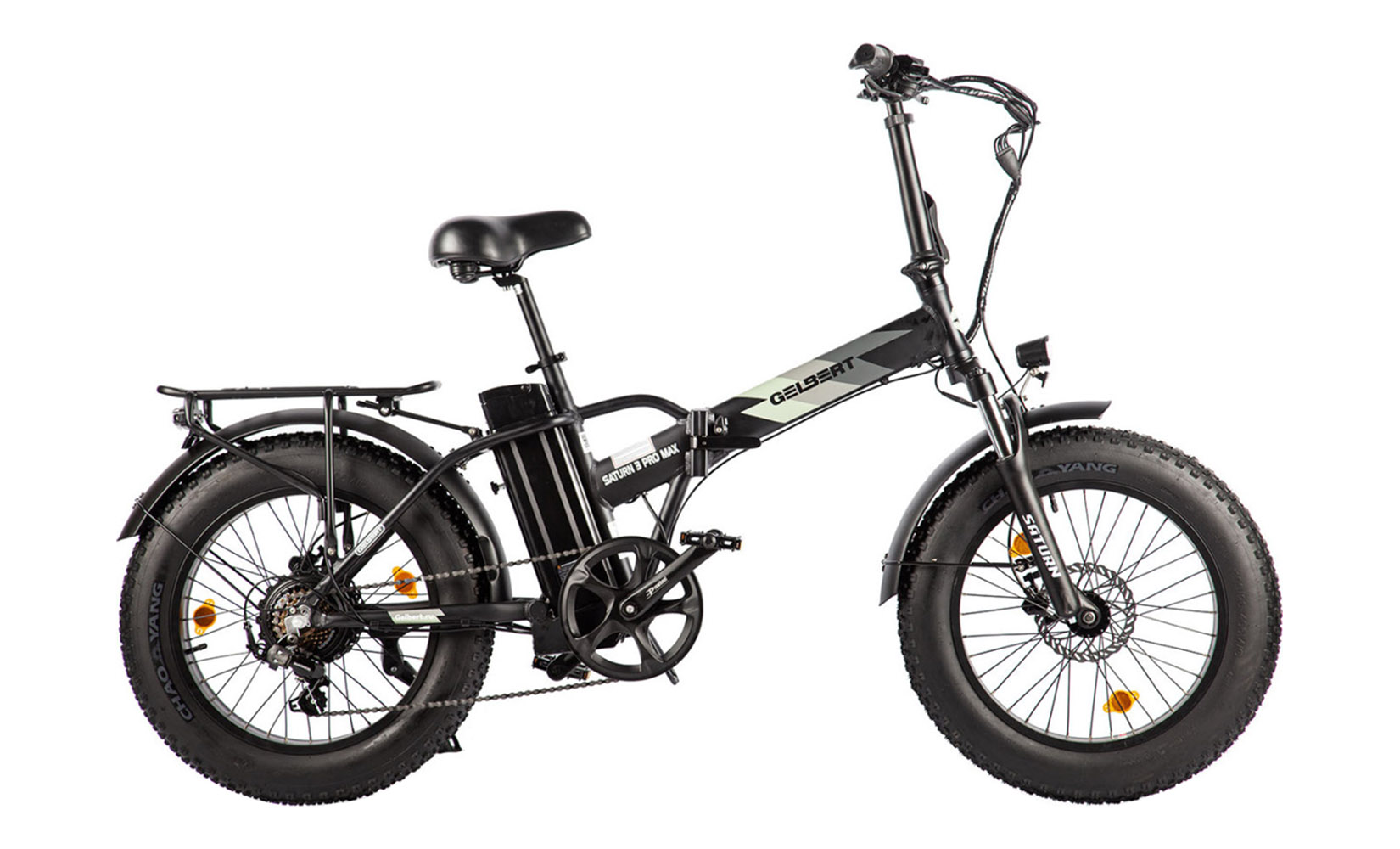 Электровелосипед Gelbert Saturn 3 PRO MAX (Черный)