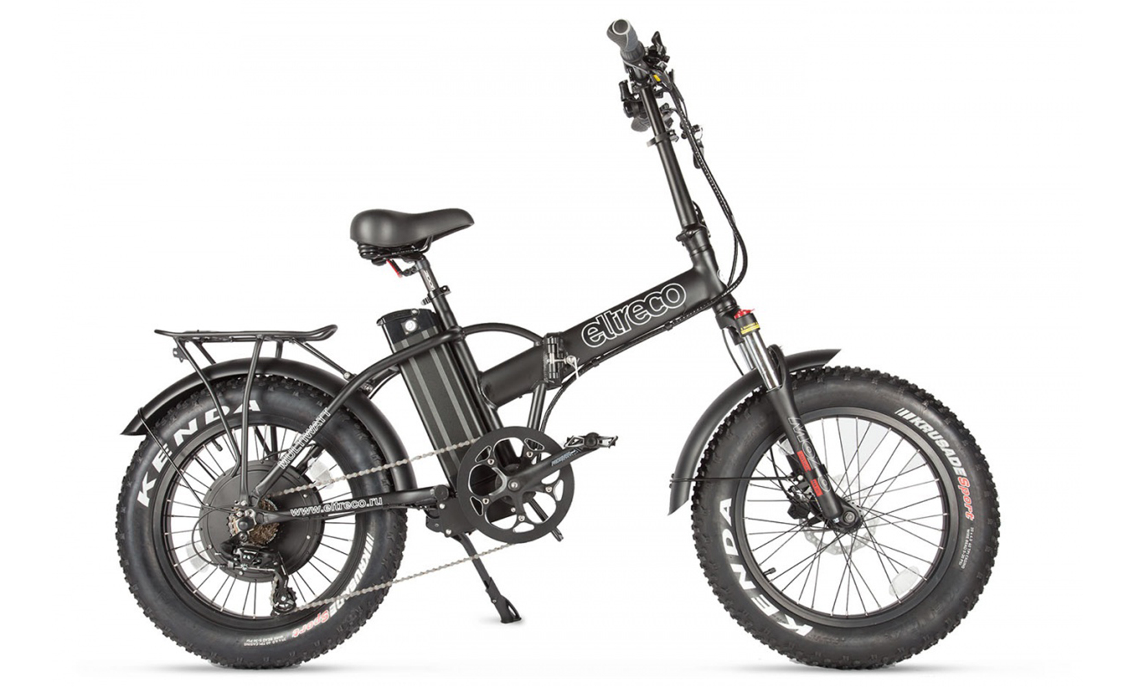Электровелосипед Eltreco Multiwatt new (Черный матовый)
