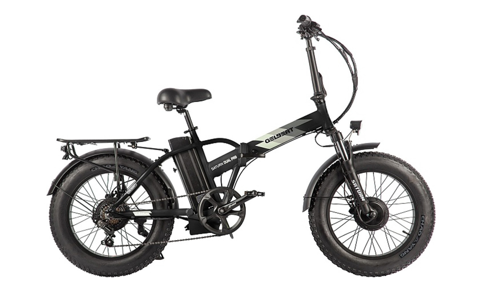 Электровелосипед Gelbert Saturn Dual PRO (Черный)