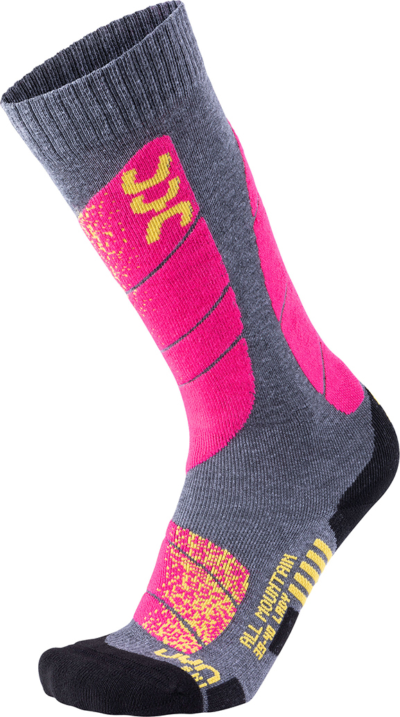 Термобелье UYN Ski all mountain lady (Medium Grey Melange/Pink)