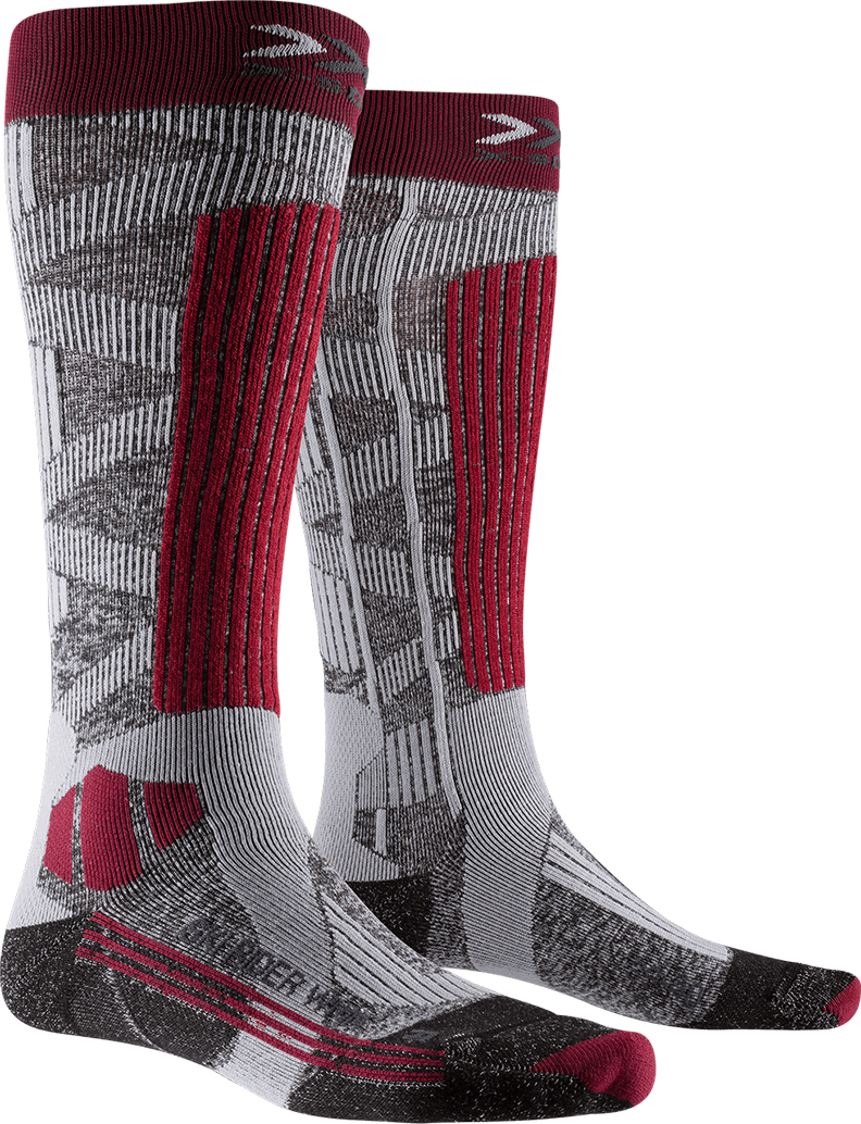 Кофты, свитера, толстовки X-Bionic X-Socks Ski Rider silver 4.0 W (Stone Grey Melange/Plum)