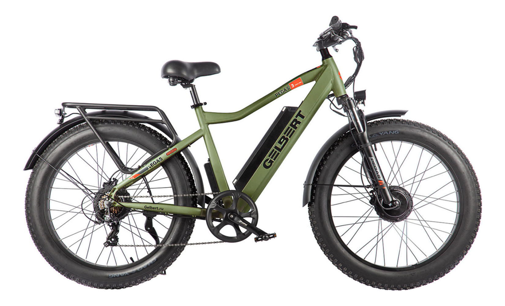 Электровелосипед Gelbert Pegas 3 DUAL PRO (Хаки)
