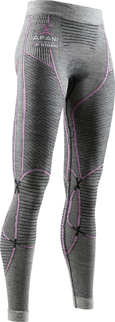 Шапки X-Bionic Apani 4.0 Merino Pants Women (Black/Grey/Magnolia)
