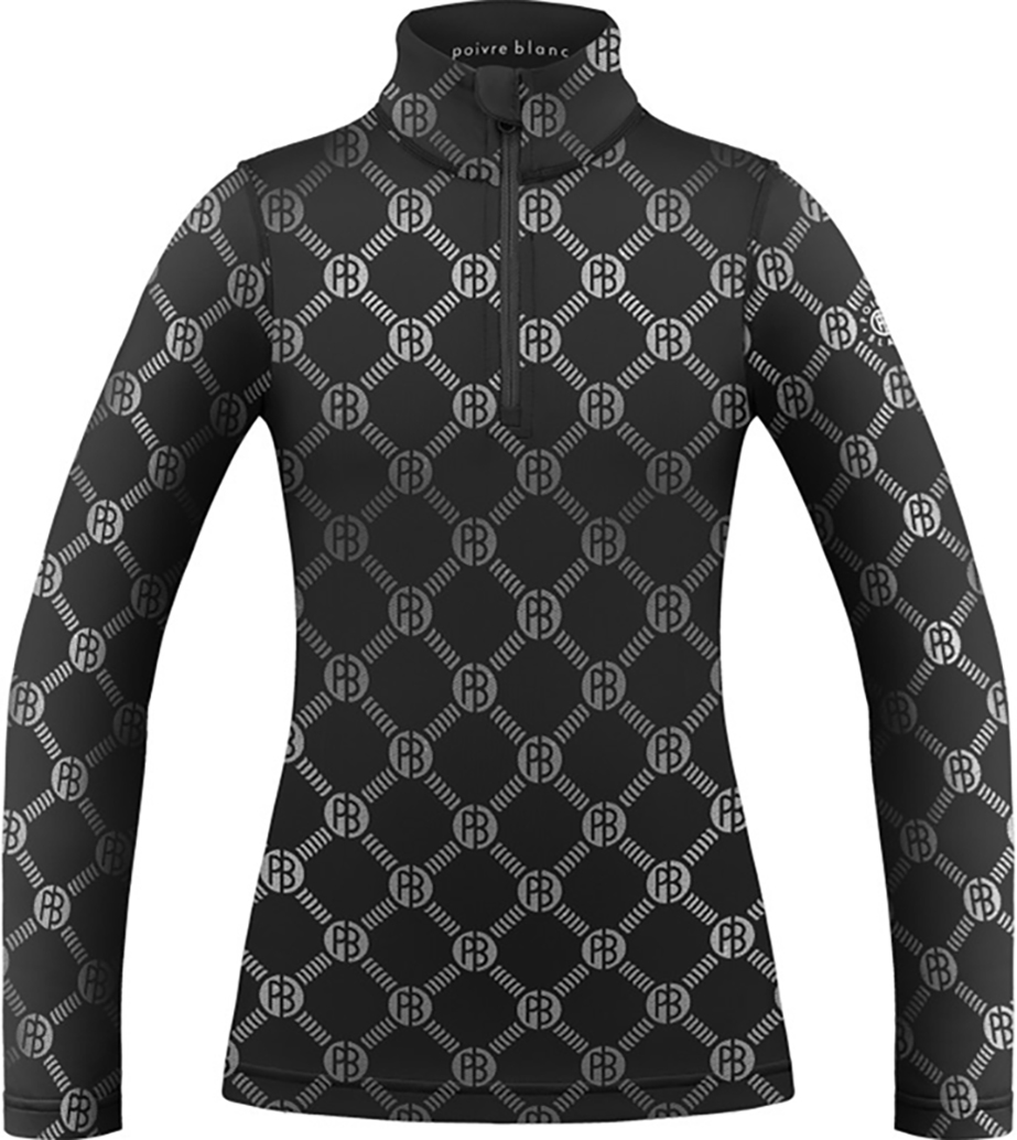 Перчатки Poivre Blanc W23-1940-WO/M (Monogram Black)