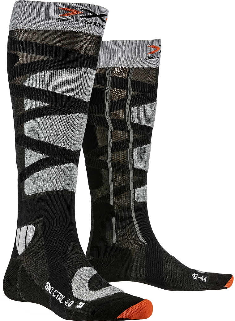 Термобелье X-Bionic X-Socks Ski Control 4.0 (Anthracite Melange/Stone Grey Melange)