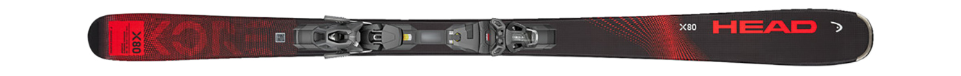 316162 Горные лыжи с креплениями Head Kore X 80 R LYT-PR R Anthracite-Yellow 22-23