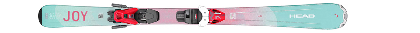 Горные лыжи с креплениями Head Joy Easy JRS + JRS 7.5 GW Red 23/24